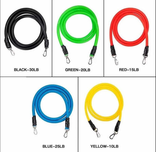 Set De Bandas Elásticas De Resistencia Para Hacer Ejercicio