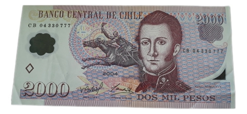 Billete Chile 2000 Pesos 2004