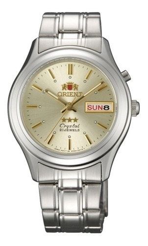 Imagen 9 de 10 de Reloj Orient Automatico 3 Star Clasico 21 Jewels Fem0301zc
