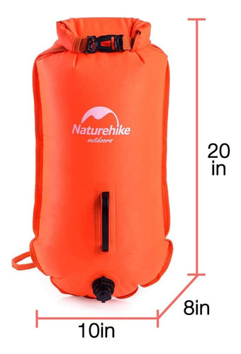 Boya De Natación Con Bolsa De Aire Doble 28l