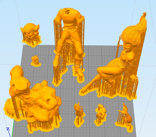 Thundercats Wily Kitkat Prey Archivo Stl Para Impresión 3d
