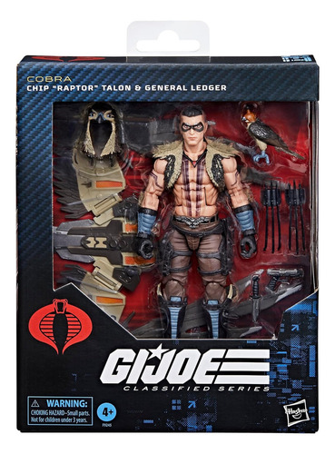 G.I. Joe Classified Series CHIP “Raptor” Talon & General Ledger