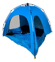 Comprar Carpa Playera Automática Aluminizada Grande Protección Uv Color Celeste