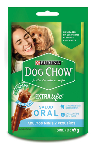 Salud Oral Dog Chow Adulto Mini Y Pequeño 45 Gr