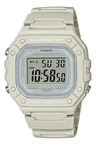 Reloj Casio Illuminator Alarm Chronograph Sport (modelo W218
