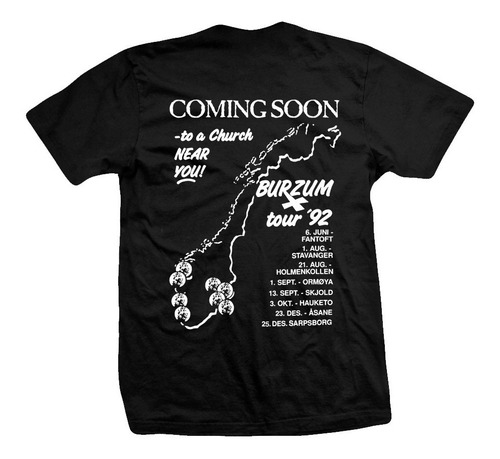 Imagen 2 de 3 de Remera Burzum - Filosofem