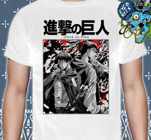 Levi & Eren - Shingeki No Kyojin - Attack On Titan - Polera