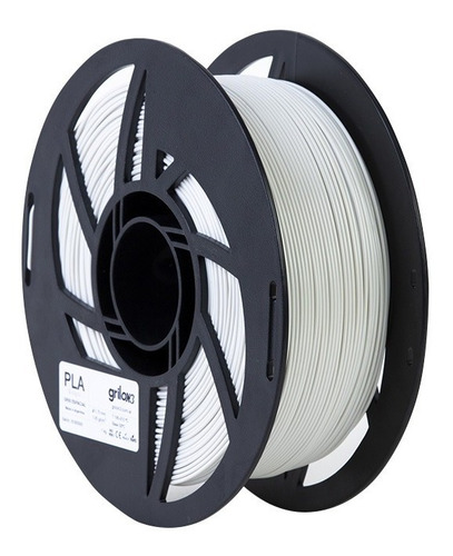 Imagen 2 de 3 de Filamento 3D PLA Grilon3 de 1.75mm y 1kg gris espacial