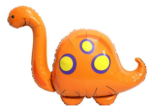 Kit de globos gigantes metalizados con forma de dinosaurio 4D para bebés, 3 unidades