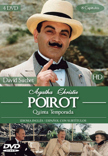 Poirot (agatha Christie) 5ta. Temporada - 4 Dvd