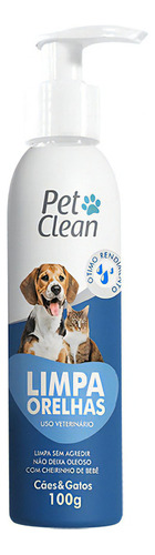 Limpa Ouvido Limpador De Orelha Cachorro Gato Pet Clean 100g