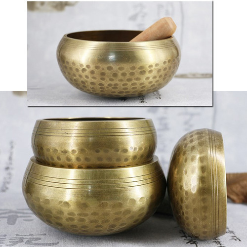 Budista Tibetano Singing Bowl Buddha Sound Bowl Meditação