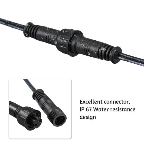 Cable De Extensión Tomshine Extensión 3.3 Pies Ip67 5 Cable
