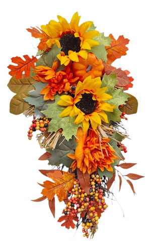 Corona De Acción De Gracias, Corona De Otoño, Accesorios