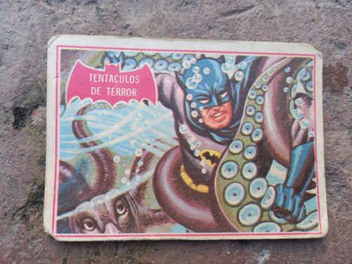 Figurita Batman Tarjeta Año 1966 N.8