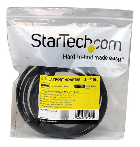 Cable Mini Displayport Dvi De 10 Pies (3 M) Adaptador M...