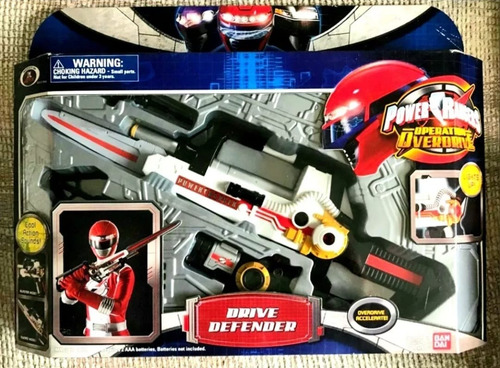 Power Rangers Operation Overdrive Red Sentínel Zord Ranger (Usado)