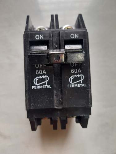  Breaker 2x60 Amp Fermetal 