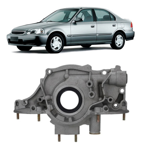 Bomba De Oleo Honda Civic 1.6 16v (1996/2000) D16y7/d16y8