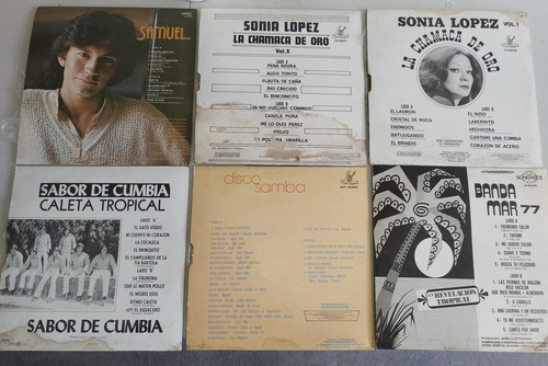Lote Discos De Vinilo Sonia López, Alondra, Lucerito, Cumbia (Usado)