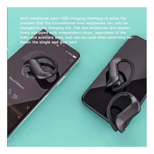 ... . Lazhu Fone Md03 Bluetooth 5.0 Carreras Deportes