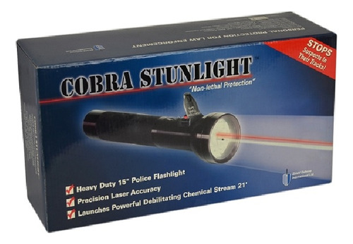 Linterna Cobra 12-led 38cm C/flashlight Y Bateria Recargable