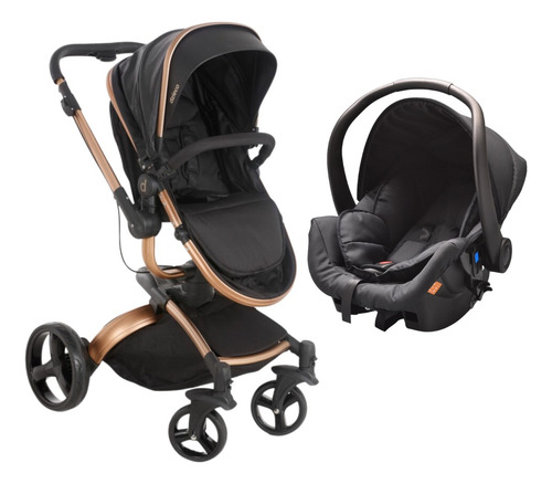Carrinho De Bebê Travel System Vulkan 360°bebê Conforto+base