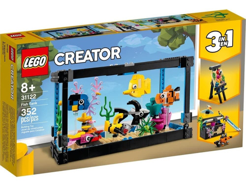 Lego Creator Juego De Construcción Pecera 31122 3 En 1 M