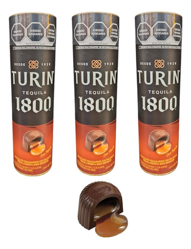 Chocolate Semiamargo 180g Tequila 1800 Reposado Turin
