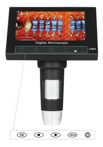 Profissional Microscópio Solda 1000x4,3 720p Lupa Lcd