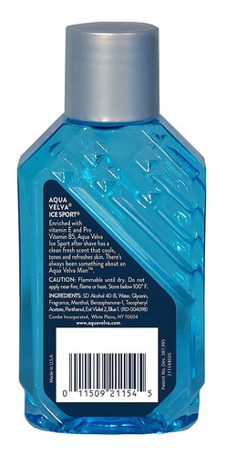 Aqua Velva Ice Sport - Enfriamiento Para Después Del Afeitad