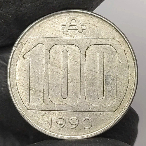 Argentina 100 Australes 1990 Moneda Antigua