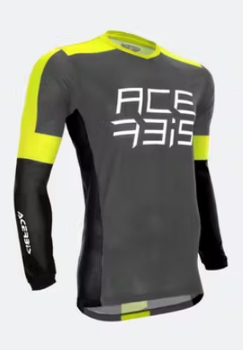 Camisa Acerbis Mx J-track Two Gris/neg     