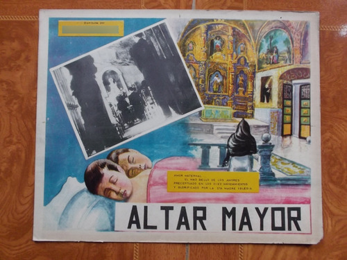 Antiguo Lobby Card Cartel De Cine De Altar Mayor! #8