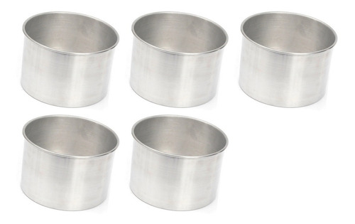 Forma Redonda Para Bolo Nº14 Com 10cm De Altura Kit Com 5