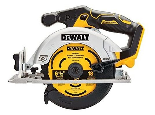 Dewalt Sierra Circular De 20 V Max*, 6-1/2 Pulgadas, Inalámb