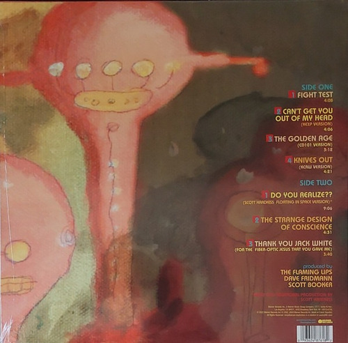 The Flaming Lips Fight Test Lp Ruby Red Vinyl
