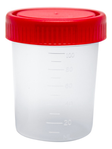Vaso Muesta Orina Recolector Estéril Copro 100ml 30pz