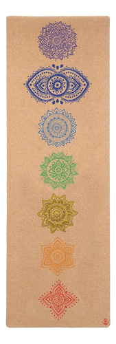 Estera De Yoga De Corcho Shakti Warrior Chakra: Diseñada Por