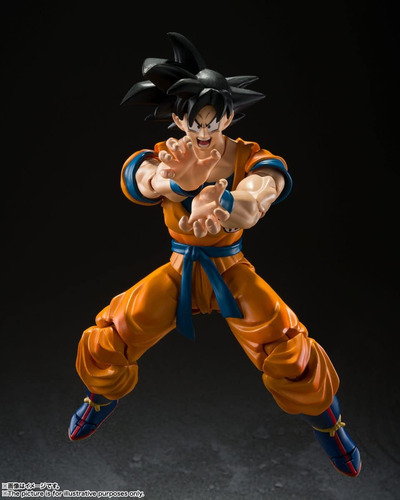 Imagen 2 de 8 de Figura Acción Saiyan Son Goku Super Hero Sh Figuarts Bandai