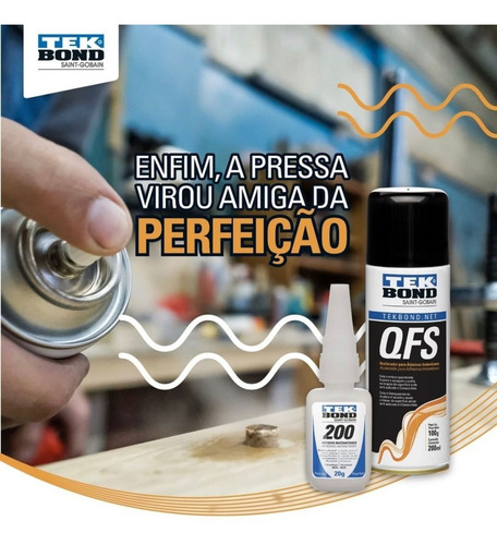 Imagem 3 de 5 de 2 Acelerador P/cola Instântanea 100ml - Tek Bond
