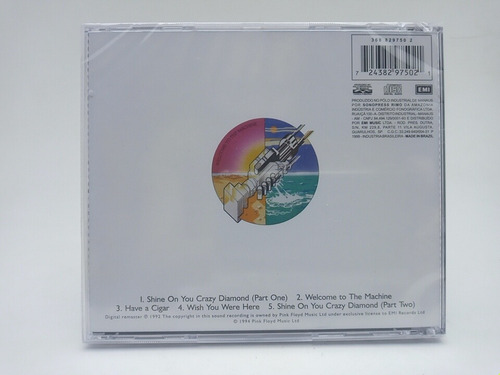 Imagem 2 de 2 de Cd Pink Floyd Wish You Were Here - Original Lacrado