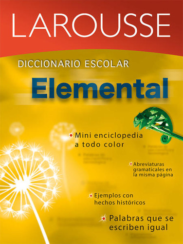 Libro Larousse Diccionario Escolar Elemental / 4 Ed. Lku