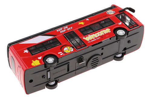 - 1:32 Modelo Autobús De Pisos Bus Turístico Juguete De