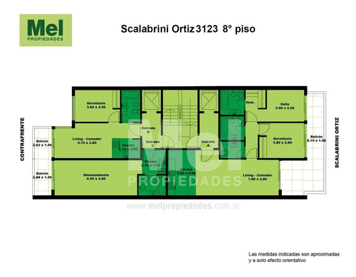 Imagen 15 de 19 de Departamento En El Emprendimiento Scalabrini Ortiz 3123