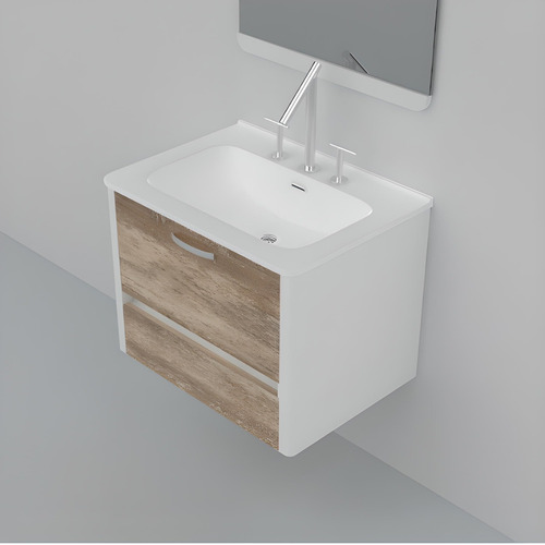 Imagen 1 de 8 de Vanitory Campi Shape Sh60rcl Mesada Loza 3ag 60cm