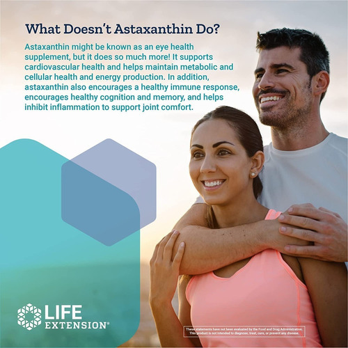 Life Extension I Astaxanthin Phospholipid I 4mg I 30 Softgel Sabor Sin Sabor
