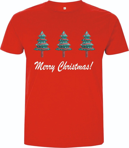 Camisetas Navideñas Arbolitos Ii Navidad Hombre Dama Y Niños