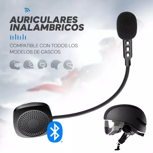 Audífonos Bluetooth para Casco de Moto Auriculares Inalámbrico SK-BB04