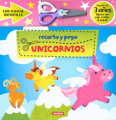 Recorta Y Pega Unicornios, De Ediciones, Susaeta. Editorial Susaeta, Tapa Blanda En Español